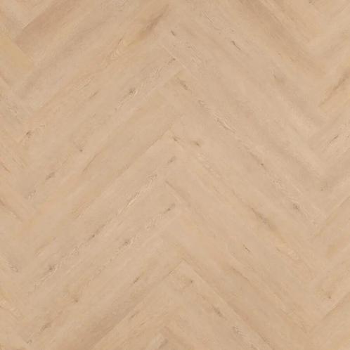 FLOER Walvisgraat Click PVC FLR-3915 Gaia Grijsbeige PVC, Huis en Inrichting, Stoffering | Vloerbedekking, Overige typen, Overige kleuren