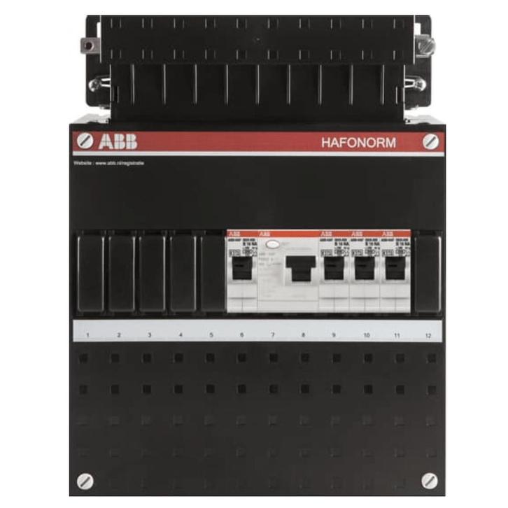 ABB uitbreidingsgroepenkast 1 fase 1 aardlekschakelaar 4, Doe-het-zelf en Verbouw, Elektra en Kabels, Ophalen of Verzenden