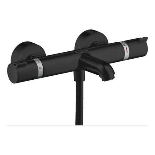 Opbouw Badthermostaat Ecostat Comfort Hansgrohe Mat Zwart, Doe-het-zelf en Verbouw, Sanitair, Kraan, Nieuw, Ophalen of Verzenden