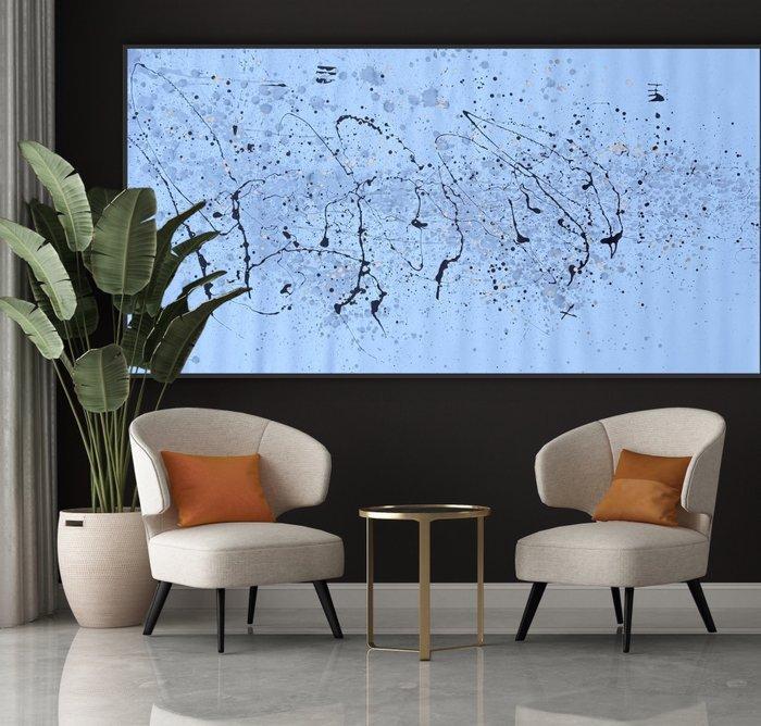 Laura Pinchete - Danza dorada en la oscuridad II XXXL. No, Antiek en Kunst, Kunst | Designobjecten