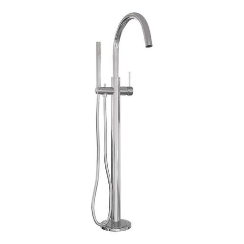 Badkraan Vrijstaand Brauer Chrome Carving met Staaf, Doe-het-zelf en Verbouw, Sanitair, Ophalen of Verzenden