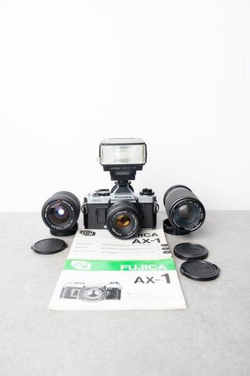 ≥ Fujica AX-1 + X-Fujinon 1,9/50mm + 3,5-4,5/28-70mm +