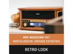 Classic Phono Retro Platenspeler - Bluetooth - Auto-stop, Verzenden, Zo goed als nieuw