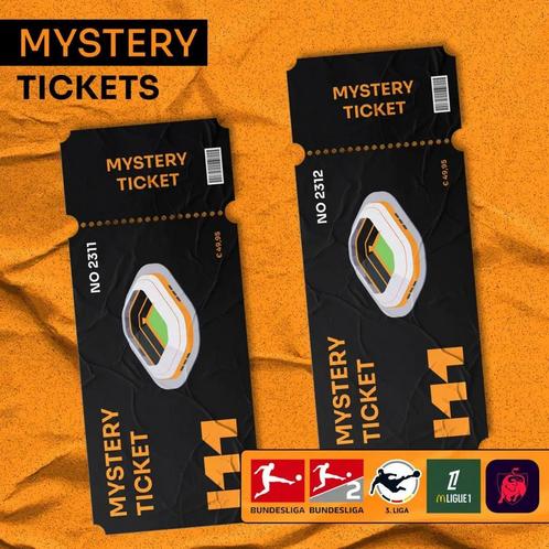 Mystery Voetbaltickets - Bundesliga, Ligue 1 en meer!, Tickets en Kaartjes, Sport | Voetbal, Losse kaart, Buitenland