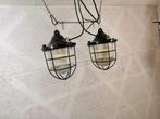 KWE - Plafondlamp (2) - Aluminium, Glas, Metaal - hanglamp