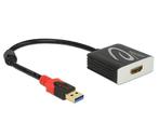DeLOCK USB3.0 naar HDMI adapter - 0,20 meter, Audio, Tv en Foto, Nieuw, Ophalen of Verzenden