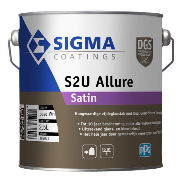 S2U Allure Satin 2,5 liter, Doe-het-zelf en Verbouw, Verf, Beits en Lak, Nieuw, Ophalen of Verzenden