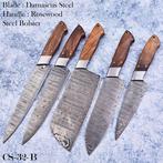 Keukenmes - Chefs knife - Gevouwen staal, hout - Noord