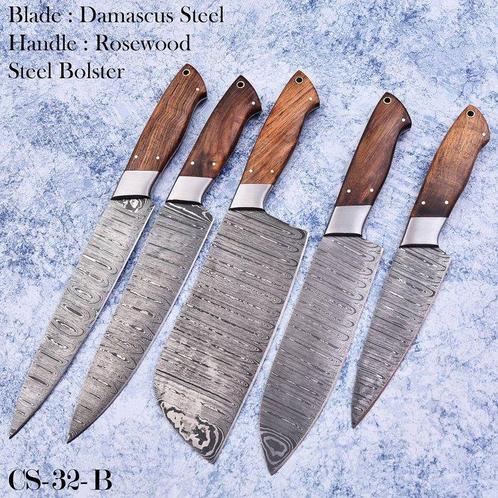 Keukenmes - Chefs knife - Gevouwen staal, hout - Noord, Antiek en Kunst, Antiek | Keukenbenodigdheden