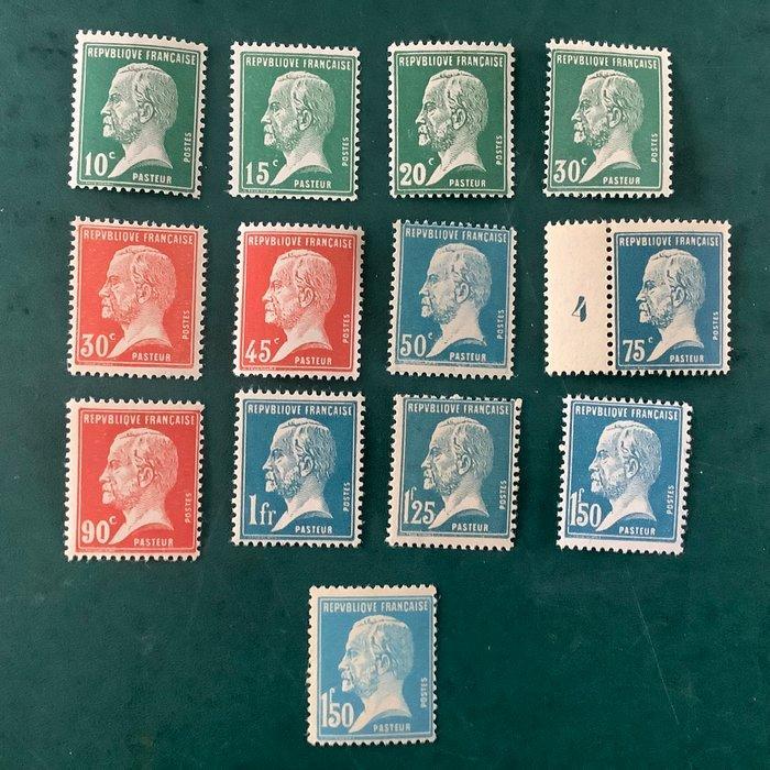 Frankrijk 1925 - Pasteur : volledige emissie en de, Postzegels en Munten, Postzegels | Europa | Frankrijk