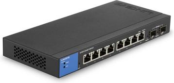 Linksys LGS310C - Netwerk Switch - Managed - 8-Poorten - 2 S