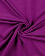 Viscose Tricot De Luxe Aubergine, Nieuw, Paars