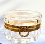 Sieradendoos - Kristal - Kristallen sieradendoos met een, Antiek en Kunst