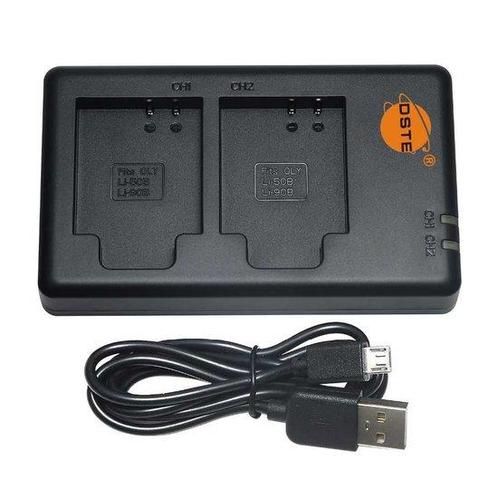 LI-90B USB Duolader (Olympus), Audio, Tv en Foto, Fotografie | Accu's en Batterijen, Nieuw, Ophalen of Verzenden