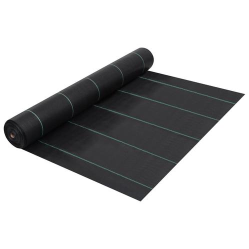 vidaXL Worteldoek 2x10 m PP zwart, Tuin en Terras, Overige Tuin en Terras, Nieuw, Verzenden
