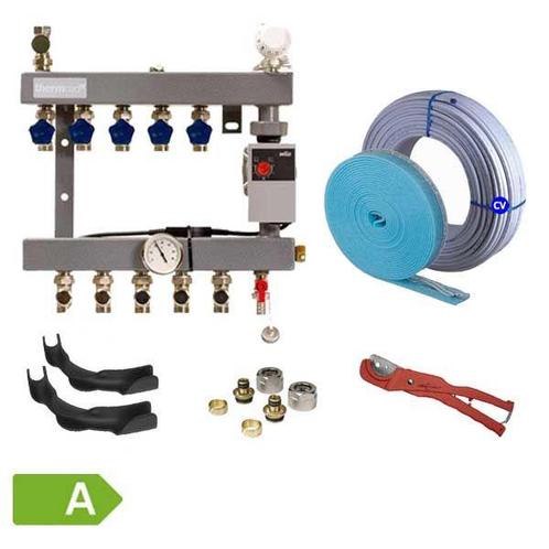 Vloerverwarming hoofdverwarming set tot 90 m², Doe-het-zelf en Verbouw, Verwarming en Radiatoren, Verzenden