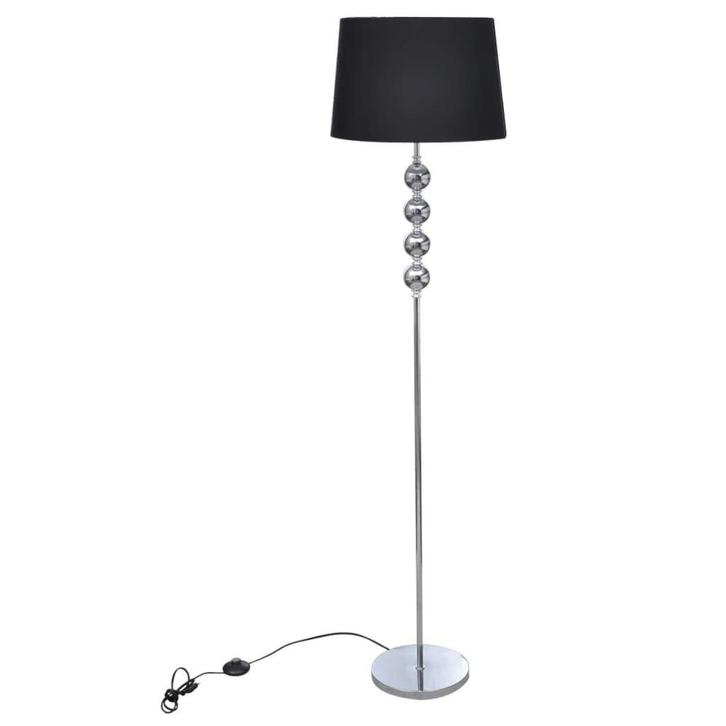 Vloerlamp Eleganza zwart | Tweedekansje | 60% Korting, Huis en Inrichting, Lampen | Tafellampen, 75 cm of meer, Nieuw, Ophalen of Verzenden