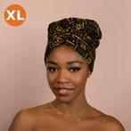 XL Easy headwrap / hoofddoek - Satijnen binnenkant - Zwarte, Sieraden, Tassen en Uiterlijk, Uiterlijk | Haarverzorging, Ophalen of Verzenden