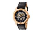 Veiling - Heritor Carter Rose Gold Black Skeleton, Sieraden, Tassen en Uiterlijk, Horloges | Heren, Nieuw