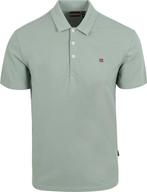Napapijri Ealis Polo Lichtgroen maat L Heren, Kleding | Heren, Maat 52/54 (L), Verzenden, Nieuw, Napapijri