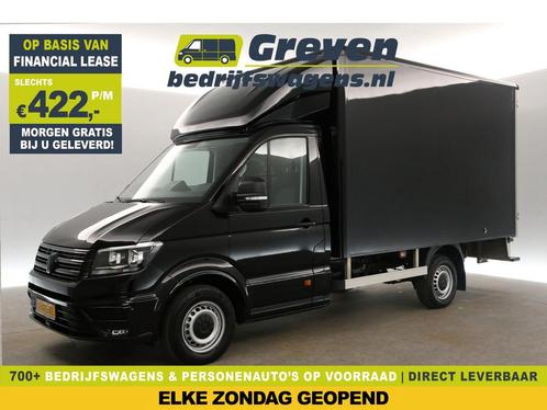 Volkswagen Crafter 35 2.0 TDI 140PK Bakwagen L 3.80m €422pm, Auto's, Bestelauto's, Handgeschakeld, Diesel, Zwart, Volkswagen, Verzenden