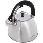 Klausberg KB-7409 fluitketel geborsteld RVS zilver 2.2 Liter, Ophalen of Verzenden, Nieuw