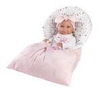 Llorens pop Tina met roze slaapzak - 40 cm (Binnenspeelgoed), Ophalen of Verzenden, Nieuw, Babypop