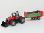 Schaal 1:16 Bruder 2043 en 2209 Case CVX 170 C;E met mest..., Ophalen of Verzenden, Gebruikt