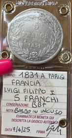 Frankrijk. Louis Philippe I. 5 Francs 1831-A, Paris (Zonder