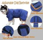 Honden badjas blauw, grijs of rood XS, S, M, L en XL, Verzenden, Nieuw