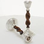 John Bartlett, Birmingham - Kaarsenhouder (2) - .925 zilver, Antiek en Kunst, Antiek | Goud en Zilver