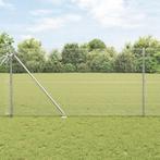 vidaXL Gelaste Draadhek met 13 Spijkerpalen 1x50 m, Verzenden, Nieuw, IJzer