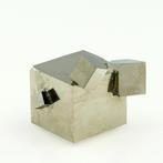 Hoge kwaliteit! Pyriet kristallen cluster - Hoogte: 4.5 cm -