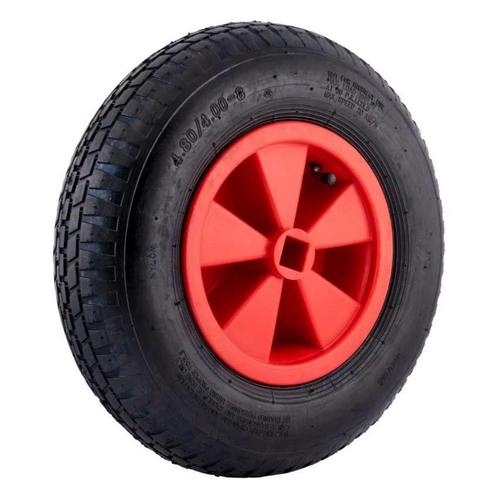 Topgear Skelterwiel - Vierkant Asgat 25x25 mm - Luchtband..., Doe-het-zelf en Verbouw, Transportwagens, Nieuw, Ophalen of Verzenden