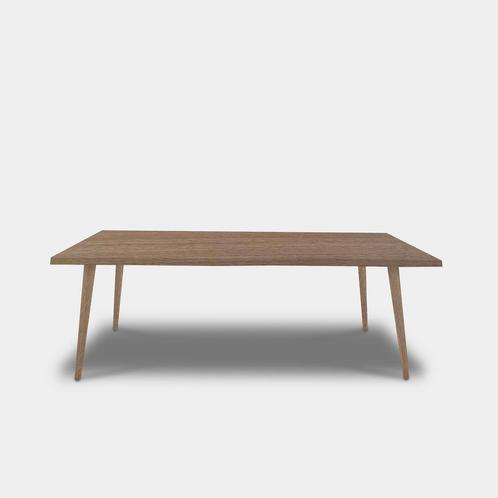 Tafel Boomstam Eikenhout  Konisch  180x90, Huis en Inrichting, Tafels | Eettafels