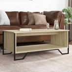 vidaXL Salontafel 100x51x40 cm bewerkt hout sonoma, Huis en Inrichting, Tafels | Salontafels, Verzenden, Nieuw, Overige houtsoorten