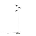 Industriële vloerlamp zwart 3-lichts - Jim, Nieuw, Overige materialen, Industrieel, 150 tot 200 cm