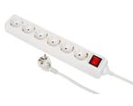 Veripart Power Strip 6-way 3m White, Ophalen of Verzenden, Nieuw in verpakking