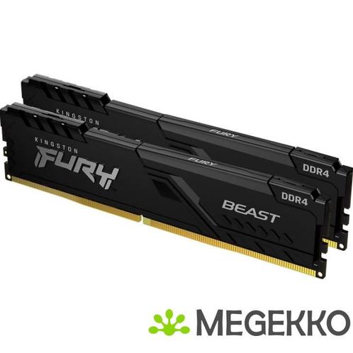 Kingston DDR4 FURY Beast 2x16GB 3600, Computers en Software, RAM geheugen, Nieuw, Verzenden