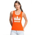 Koningsdag Queen topje/shirt oranje dames - Koningsdag tan.., Nieuw, Ophalen of Verzenden