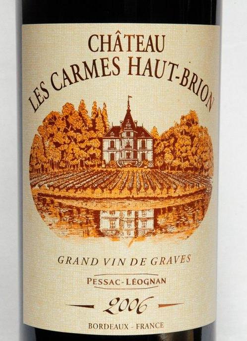 2006 Chateau Les Carmes Haut-Brion - Pessac-Léognan - 1 Fles, Verzamelen, Wijnen