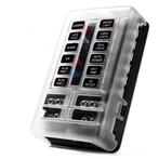 Luxe zekeringhouder 12 met led indicator, Auto diversen, Verzenden, Nieuw