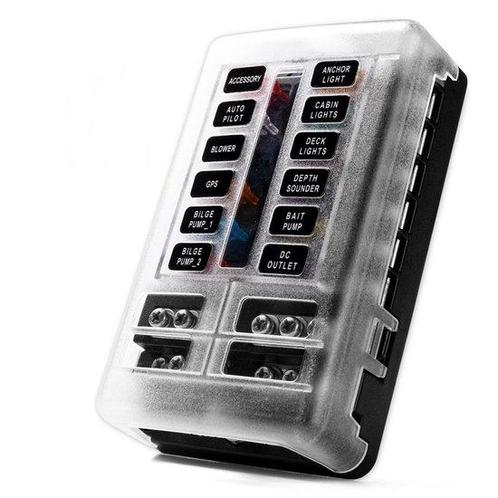 Luxe zekeringhouder 12 met led indicator, Auto diversen, Auto-accessoires, Verzenden