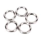 O-ring met veersluiting - 10mm - Zilver, Nieuw, Overige typen, Ophalen of Verzenden