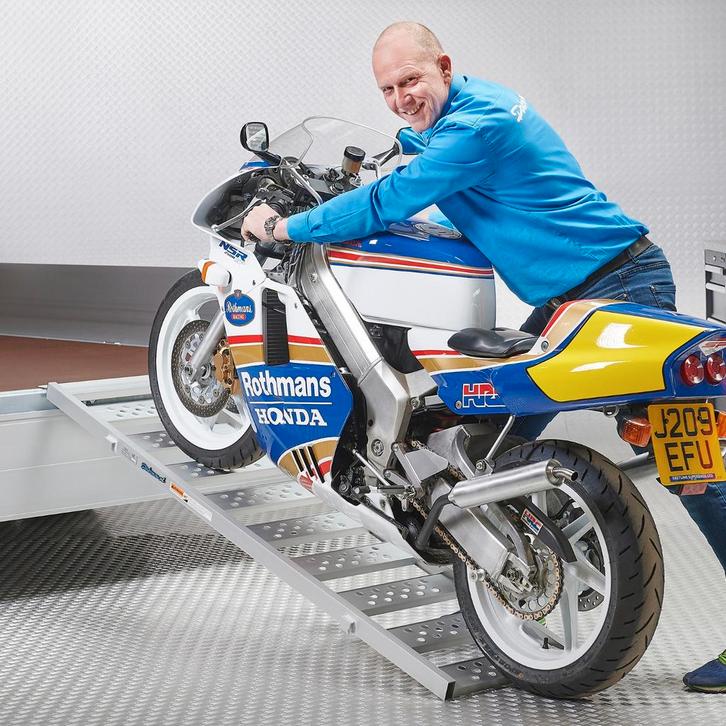 Datona Aluminium oprijplaat inhaakbaar - 195 cm - Datona, Motoren, Onderdelen | Merk-onafhankelijk, Nieuw, Ophalen of Verzenden