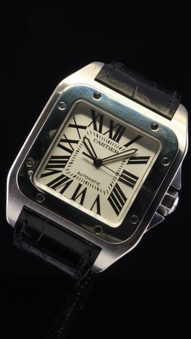 Cartier - Santos 100 - W20073X8 - Heren - 2010-2020, Sieraden, Tassen en Uiterlijk, Horloges | Heren