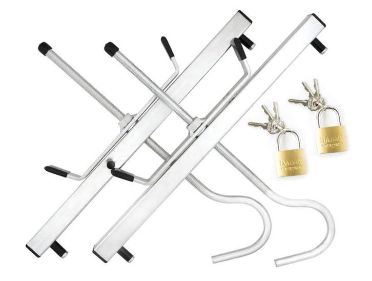 Ladderklem met hangslot - veilig en duurzaam - eenvoudige..., Doe-het-zelf en Verbouw, Ladders en Trappen, Nieuw, Ophalen of Verzenden