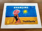 Bernard Villemot - Lithographie originale Orangina
