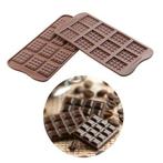 Silikomart Chocolademal Tabletjes (12x) 3,8x2,8 cm, Verzenden, Nieuw