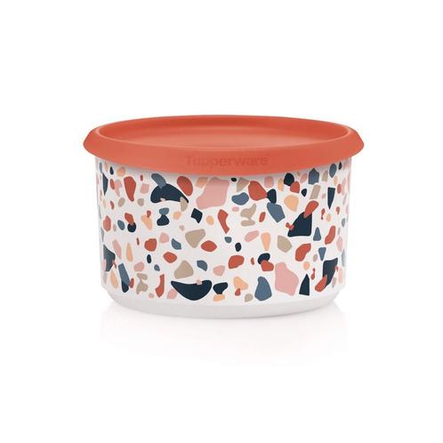 Tupperware Terrazzo Koektrommel 960 ml, Huis en Inrichting, Keuken | Tupperware, Wit, Rood, Nieuw, Ophalen of Verzenden